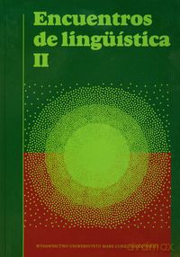 Encuentros de linguistica II [KSIĄŻKA]