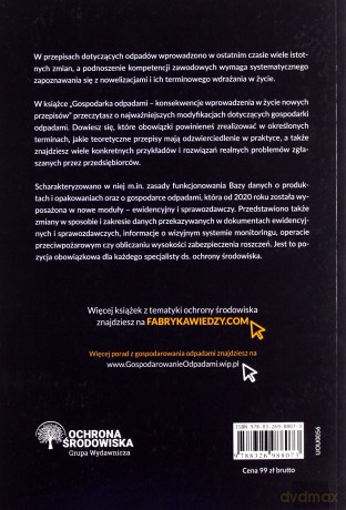 Gospodarka odpadami konsekwencje wprowadzenia w życie nowych przepisów - Marta Hebda, Karolina Szewczyk-Cieślik [KSIĄŻKA]