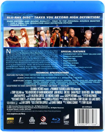 Przygody Barona Munchausena [Blu-Ray]