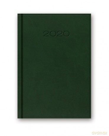 Kalendarz 2020 20-41D B6 dzienny zielony [KALENDARZ]