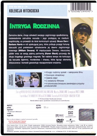 Intryga rodzinna (kolekcja Alfreda Hitchcocka) [DVD]