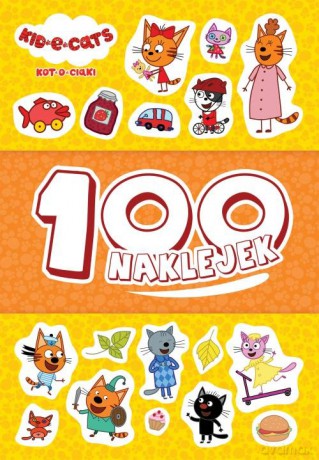 Kot-o-ciaki 100 naklejek - null null [KSIĄŻKA]