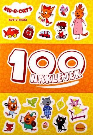 Kot-o-ciaki 100 naklejek - null null [KSIĄŻKA]