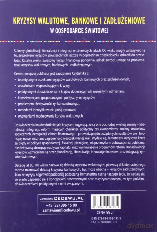 Kryzysy walutowe, bankowe i zadłużeniowe w gospodarce światowej - Marcin Gruszczyński [KSIĄŻKA]