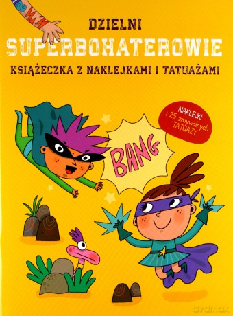 Książeczki z naklejkami i tatuażami Superbohaterowie [KSIĄŻKA]