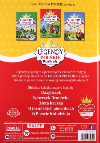 Legendy polskie Bazyliszek i inne historie [KSIĄŻKA]