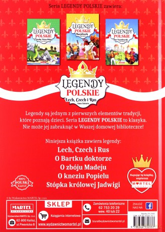 Legendy polskie Lech Czech i Rus i inne historie [KSIĄŻKA]