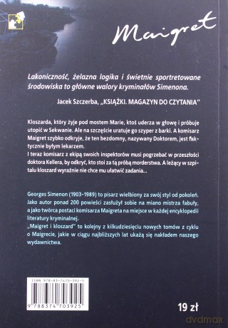 Maigret i kloszard - Georges Simenon [KSIĄŻKA]