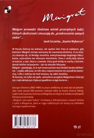 Maigret i porządni ludzie - Simenon Georges [KSIĄŻKA]
