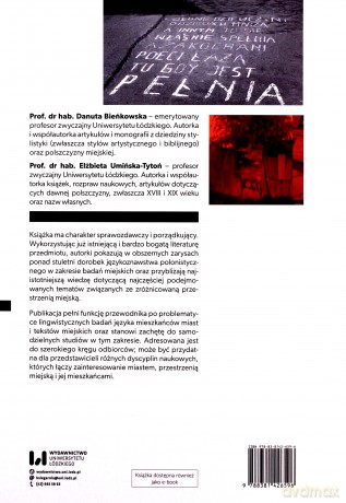 Miasto w polskich badaniach lingwistycznych - Danuta Bieńkowska, Elżbieta Umińska-Tytoń [KSIĄŻKA]