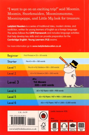 Moomin: The Treasure - Ladybird Readers Level 3 [KSIĄŻKA]