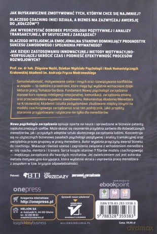Nowa psychologia zarządzania. - Tomasz Gordon [KSIĄŻKA]