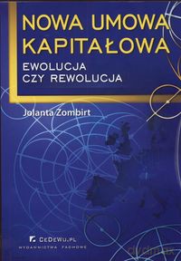 Nowa umowa kapitałowa - Jolanta Zombirt [KSIĄŻKA]