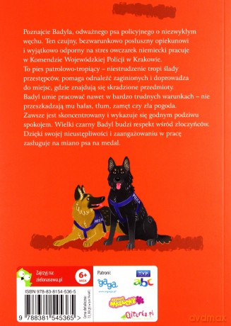 Pies na medal Badyl pies policyjny - Barbara Gawryluk [KSIĄŻKA]