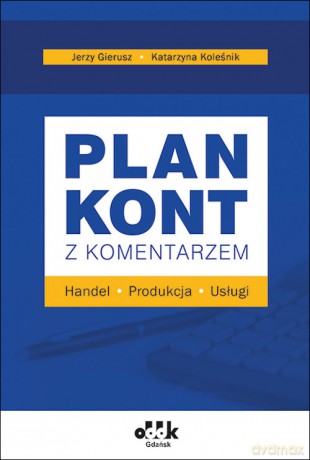 Plan kont z komentarzem handel produkcja usługi - dr hab. Jerzy Gierusz prof., Koleśnik Katarzyna [KSIĄŻKA]
