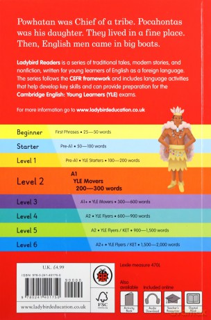Pocahontas - Ladybird Readers Level 2 [KSIĄŻKA]