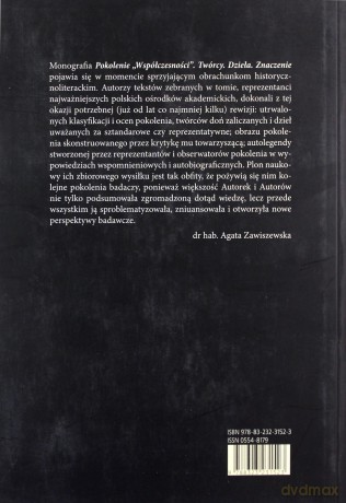 Pokolenie "Współczesności". Twórcy. Dzieła. Znaczenie [KSIĄŻKA]