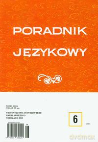 Poradnik językowy 6/2012 [KSIĄŻKA]