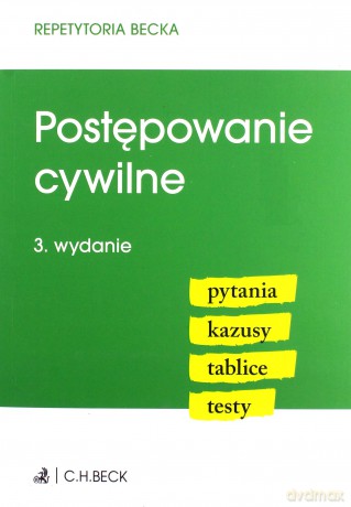 Postępowanie cywilne. Pytania. Kazusy. Tablice [KSIĄŻKA]