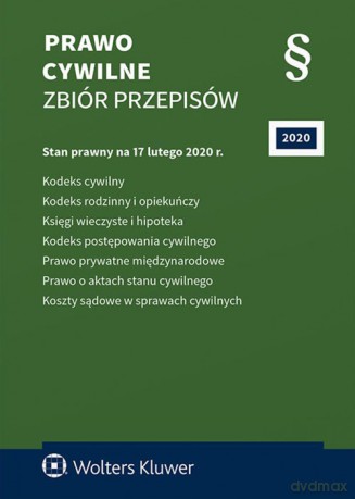 Prawo cywilne Zbiór przepisów [KSIĄŻKA]