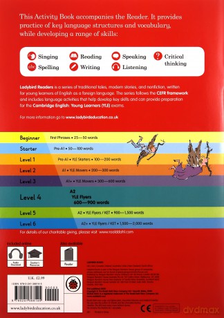 Roald Dahl: The Magic Finger Activity Book - Ladybird Readers Level 4 - Roald Dahl [KSIĄŻKA]