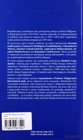 Rozmaitości emigracyjne Literatura i sztuka [KSIĄŻKA]