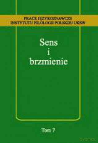Sens i brzmienie [KSIĄŻKA]