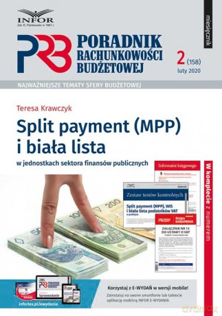 Split payment (MPP) i biała lista w jednostkach sektora finansów publicznych - Teresa Krawczyk [KSIĄŻKA]