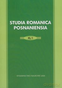 Studia Romanica Posnanesia XL/1 [KSIĄŻKA]