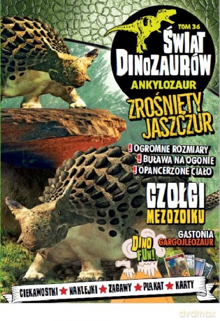 Świat Dinozaurów 36 ANKYLOZAUR [KSIĄŻKA]