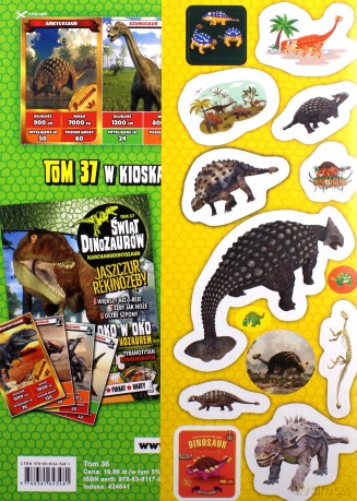 Świat Dinozaurów 36 ANKYLOZAUR [KSIĄŻKA]