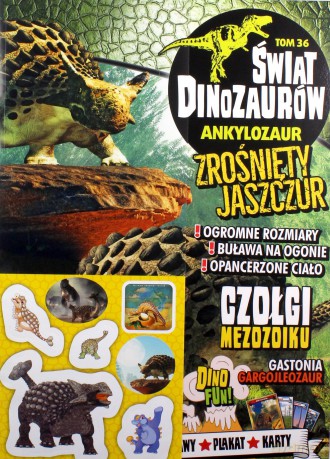 Świat Dinozaurów 36 ANKYLOZAUR [KSIĄŻKA]