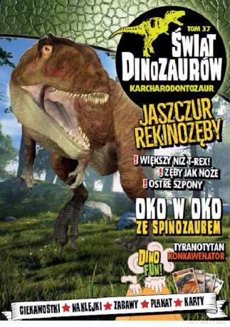 Świat Dinozaurów (Tom 37) Karcharodontozaur [KSIĄŻKA]