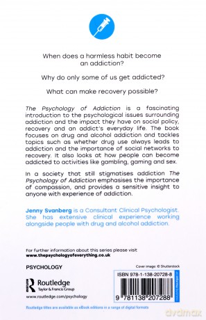 The Psychology of Addiction - Jenny Svanberg [KSIĄŻKA]