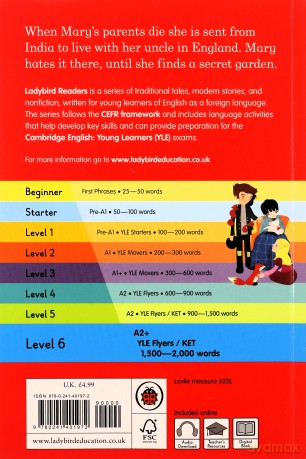 The Secret Garden - Ladybird Readers Level 6 [KSIĄŻKA]