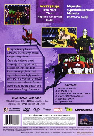 Avengers: Potęga i moc część 3 [DVD]