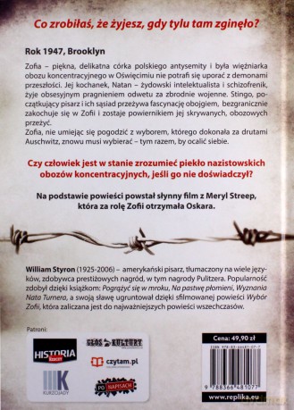 Wybór Zofii - William Styron [KSIĄŻKA]