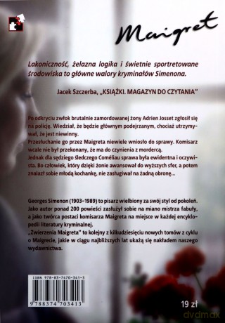 Zwierzenia Maigreta - Georges Simenon [KSIĄŻKA]