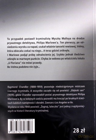 Żegnaj laleczko - Raymond Chandler [KSIĄŻKA]
