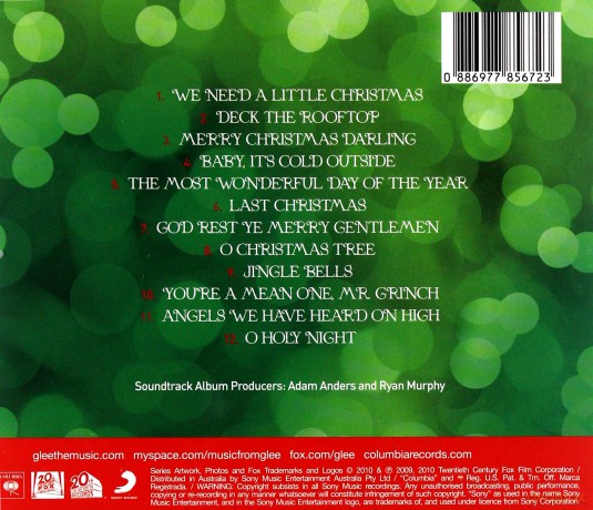 Glee Cast: Glee: The Music, The Christmas Album soundtrack [CD]