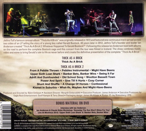 Jethro Tull: Thick As A Brick Live In Iceland [2CD]+[DVD]