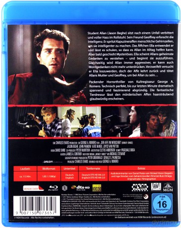 Monkey Shines (Małpia intryga) [Blu-Ray]
