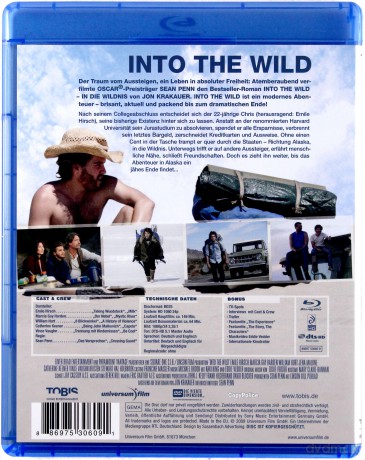 Into the Wild (Wszystko za życie) [Blu-Ray]