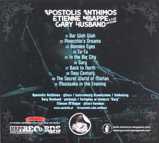A. Anthimos, E. Mbappe, G. Husband: Live 29.01.2011 [CD]