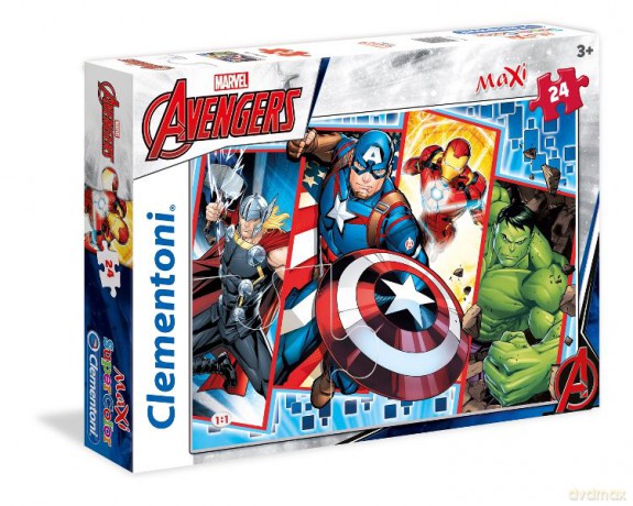 CLEMENTONI 24 el. Avengers [PUZZLE]