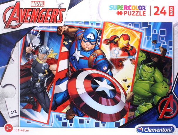 CLEMENTONI 24 el. Avengers [PUZZLE]