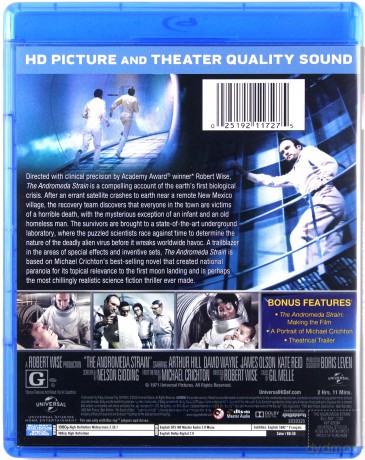 The Andromeda Strain (Tajemnica Andromedy) [Blu-Ray]