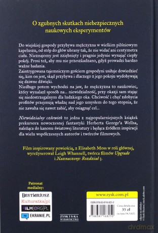 Niewidzialny człowiek - Herbert George Wells [KSIĄŻKA]