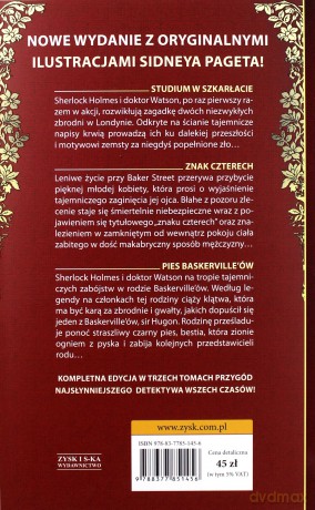 Sherlock Pakiet - Arthur Conan Doyle [3xKSIĄŻKA]