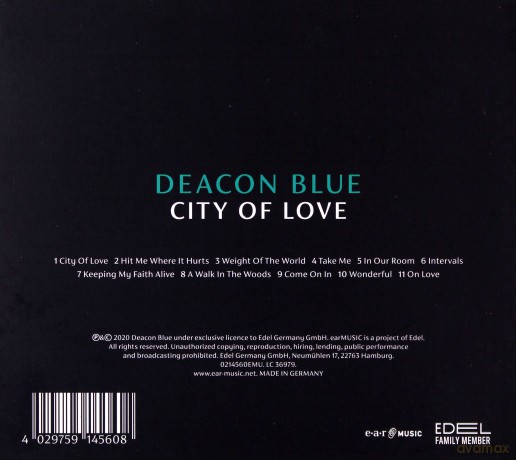 Deacon Blue: City Of Love (digipack) [CD]
